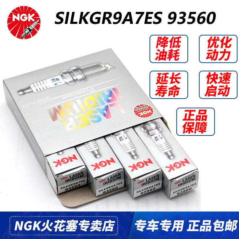 NGK火花塞93560适配A7 Q7 A8L途锐卡宴帕纳美拉宝马B系列升级9度