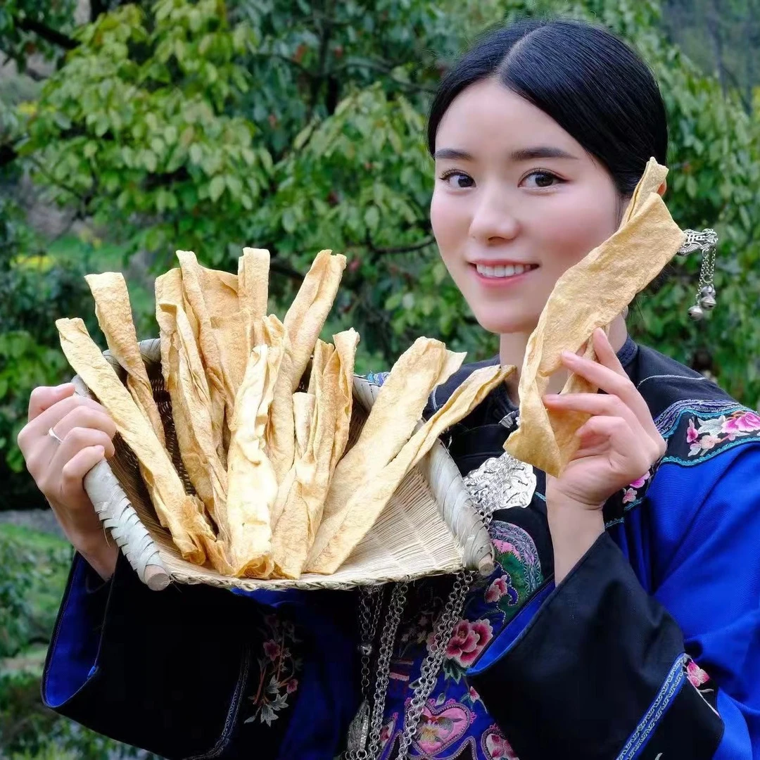 【苗家阿美】AM湘西小坝沟豆肠豆皮农家美食240g