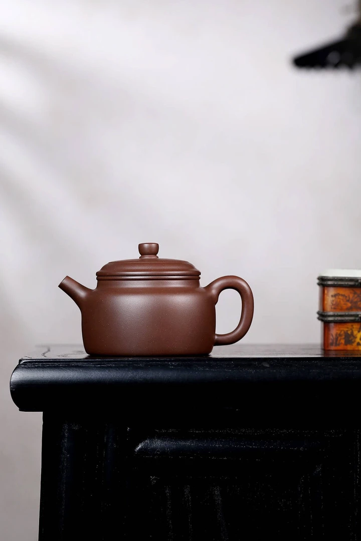 德钟 容量230 原矿紫泥  国工老师精工手制 宜兴紫砂壶小容量