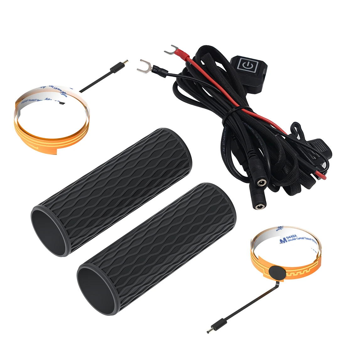 2023新款缠绕款电加热手把12V摩托车电动车通用款