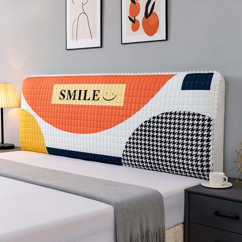 加厚床头罩万能床头套实木软包欧式床头防尘保护罩全包套罩1.8米