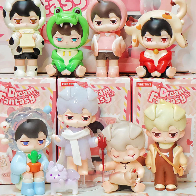 【拆盒】nego奶果梦幻想 正版盲盒可爱潮玩手办公仔娃娃礼物摆件