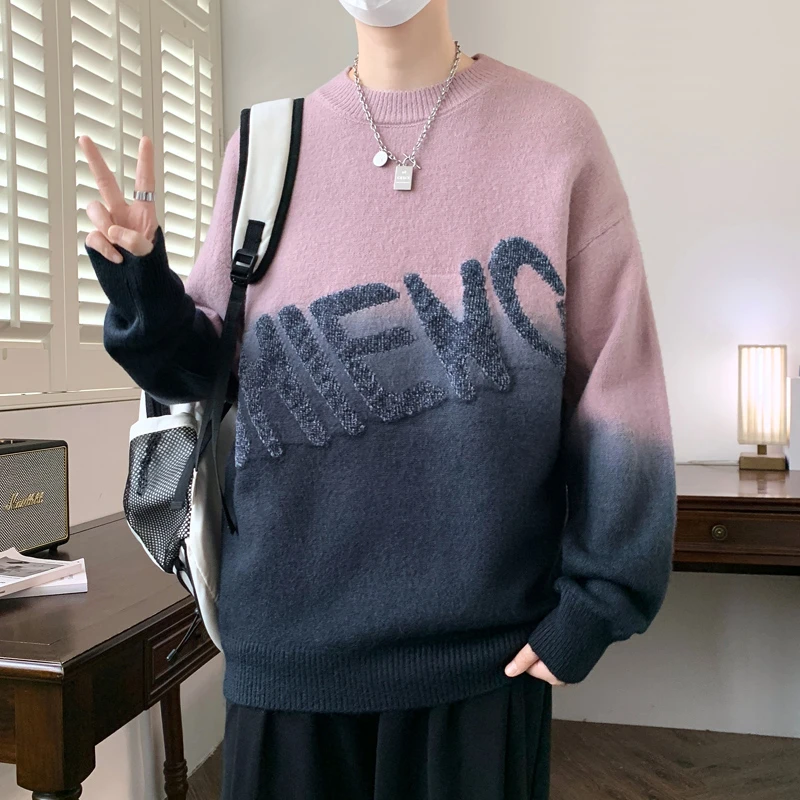 青少年毛衣男秋冬款男孩12-15岁初中学生长袖t恤13大童打底衫上衣