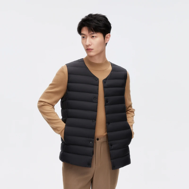 【李好推荐】波司登新款秋冬休闲男羽绒马甲外套男士轻薄保暖时尚