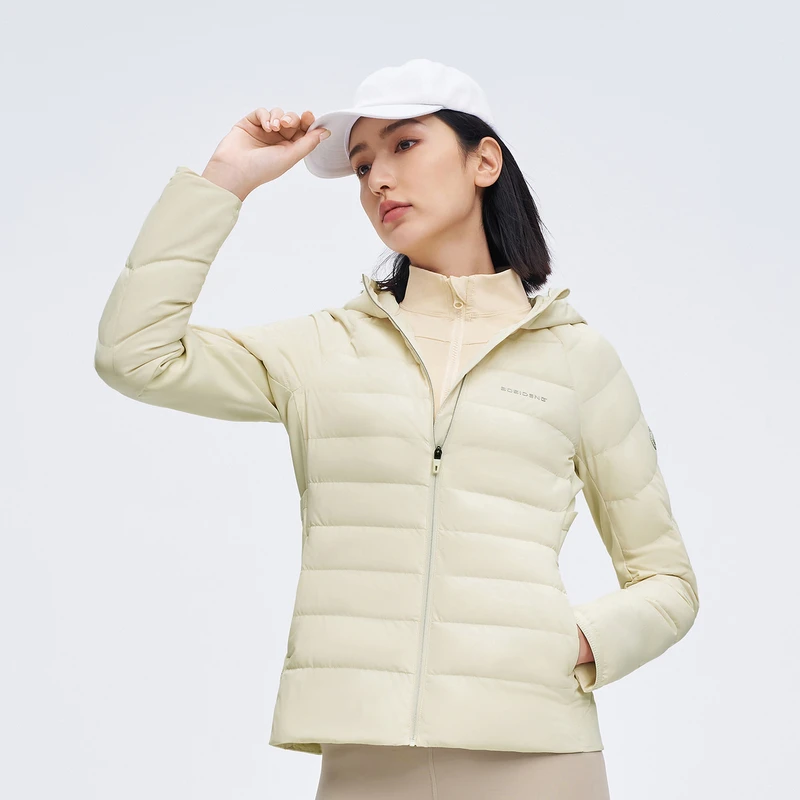 波司登女士热力感时尚户外连帽轻薄保暖秋冬季休闲防风B30132104