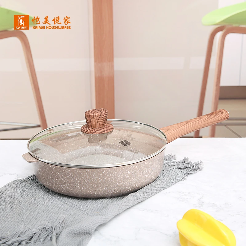 恺美悦家28CM不粘煎锅  不挑炉具   电磁炉电陶炉煤气灶通用