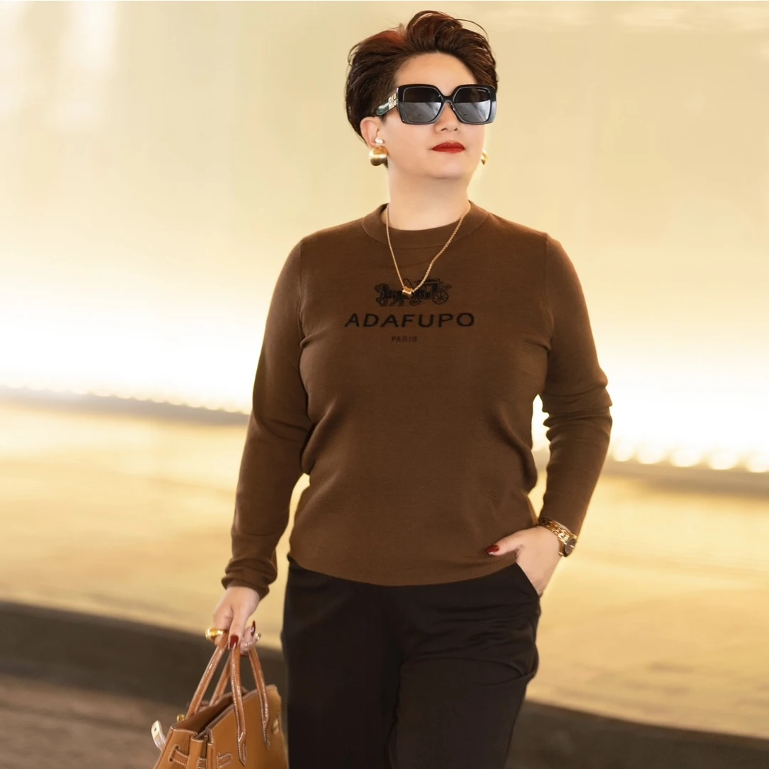 向红同学2025春秋德国扬子纱线艾玛家同款保暖羊毛针织衫SY036