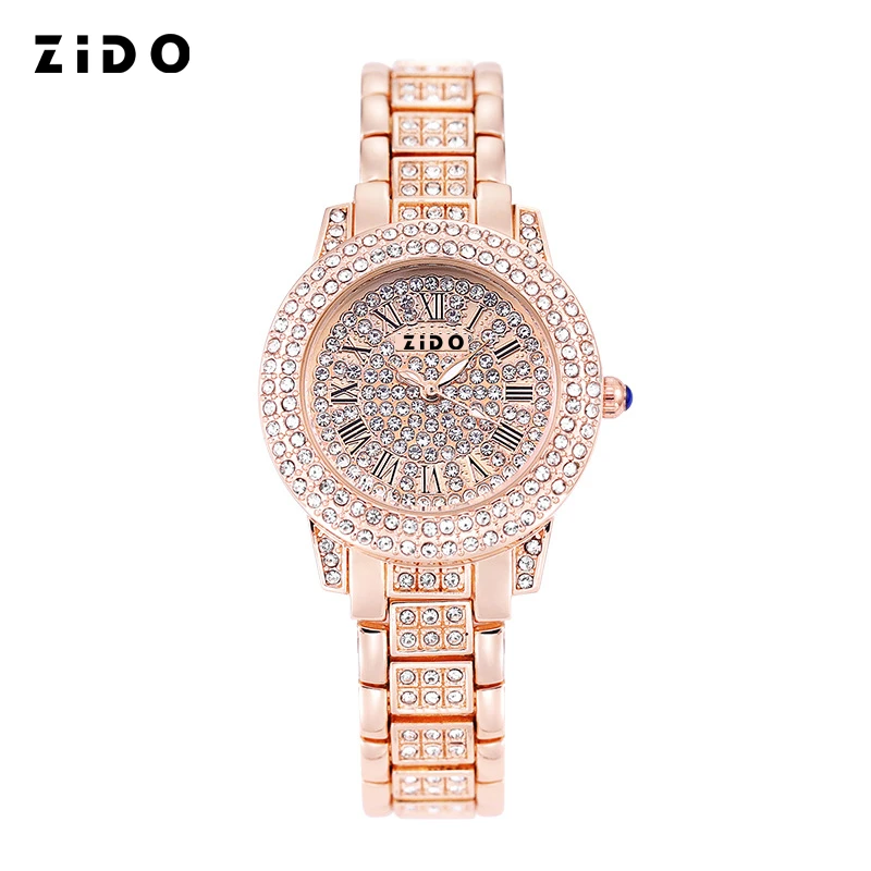 轻奢满钻聚宝盆潮款高颜值奢华时尚百搭女士腕表