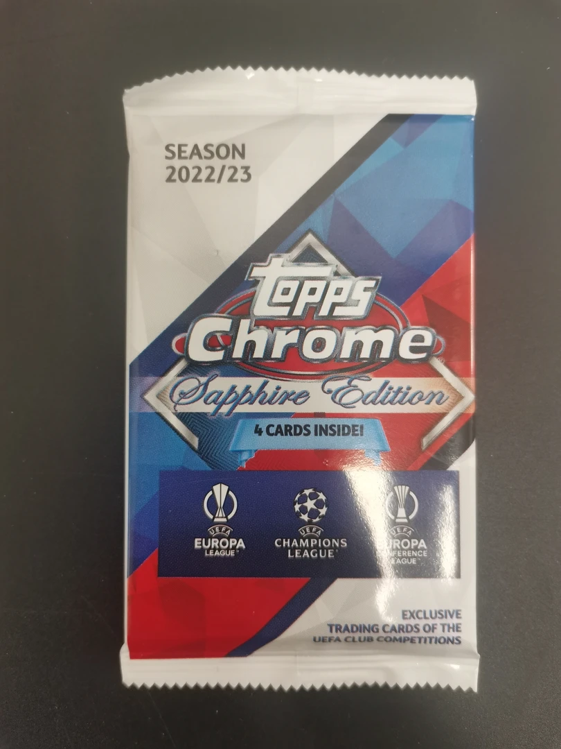 22-23 topps chrome 欧战 蓝宝石 足球球星卡盲盒