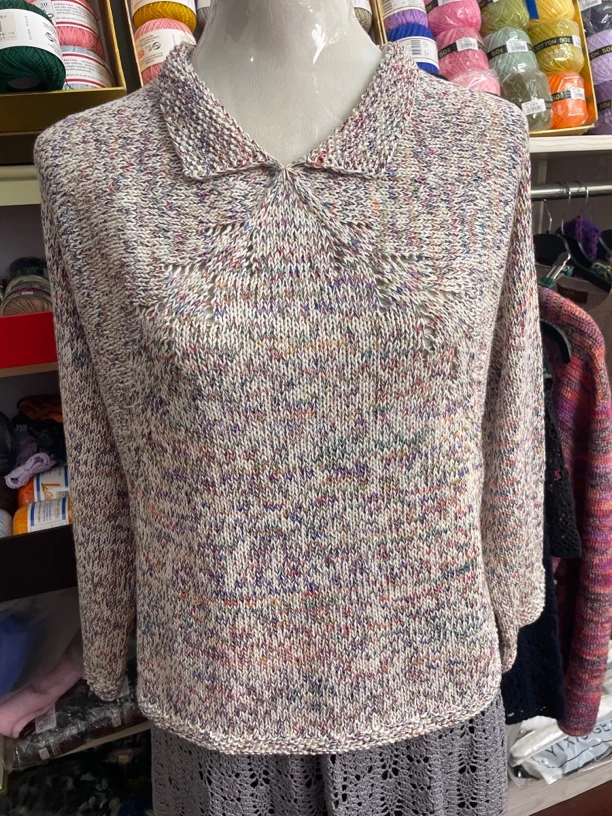 建美手工坊【彩丝段染亚麻蚕丝棉线】40G/团（非成品）