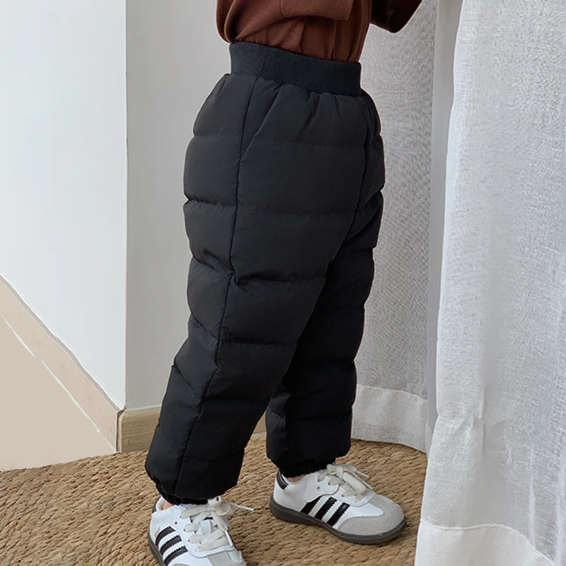 麦克小乖/UCUB 95白鸭绒羽绒裤男女童保暖裤百搭小童宝宝秋冬冬季