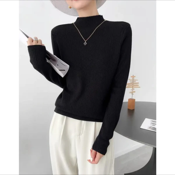 Y1664    时尚百搭长袖设计感女士上衣