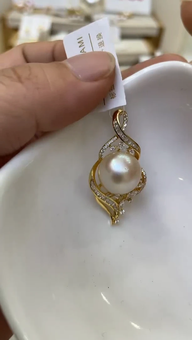 【闪购商品】海水珍珠颈饰银S925镶嵌清货
