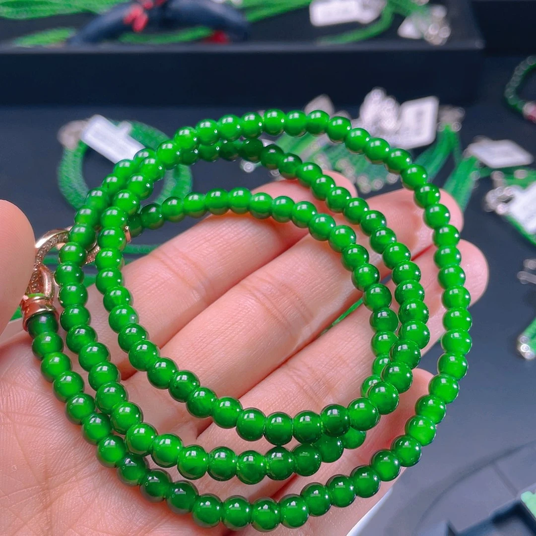 翡翠手绳未镶嵌，1