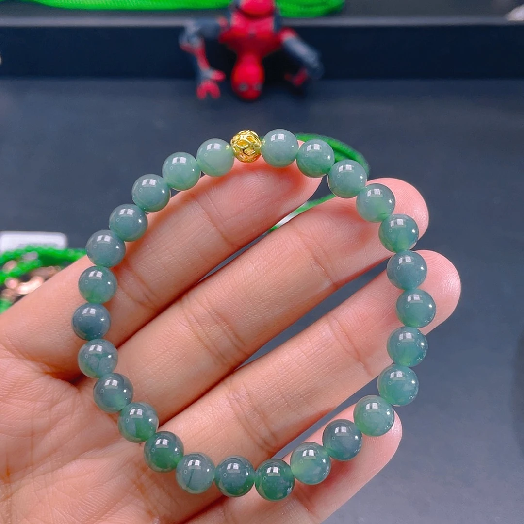 翡翠手绳未镶嵌，1