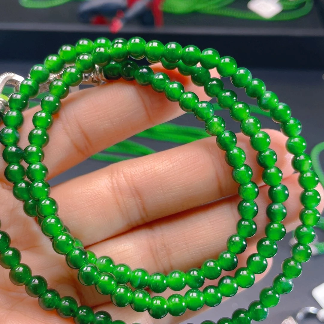 翡翠手绳未镶嵌，1