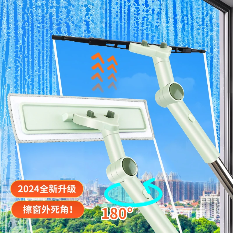 擦玻璃抹窗擦窗神器家用玻璃擦玻璃刮保洁专用工具长擦窗器刮玻璃