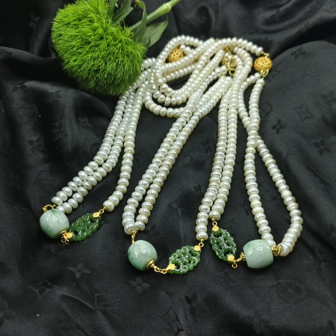 【玉合缘】淡水珍珠气质轻奢项链（多样性发一） 9076