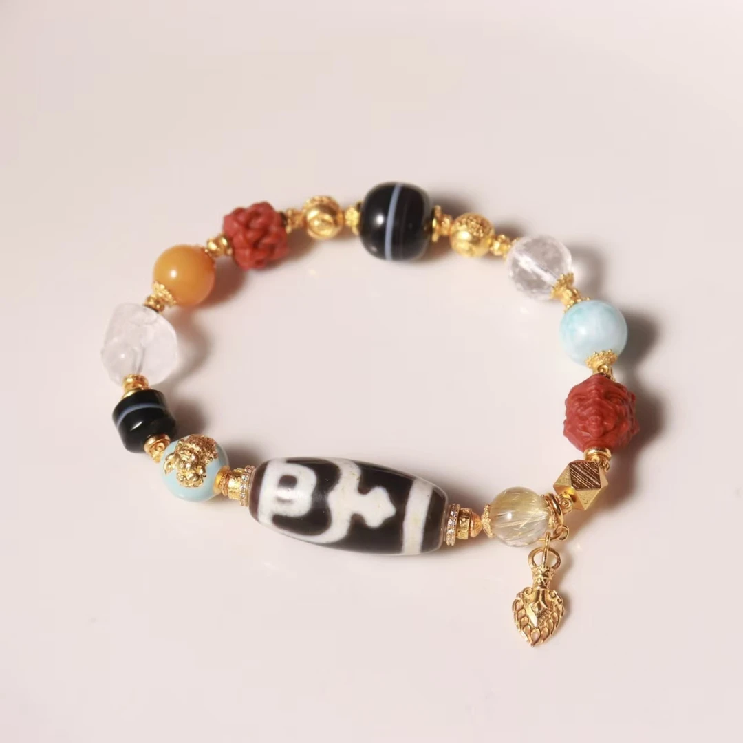 壹加火火|原创设计聚缘玛瑙宝瓶手串多样性发其一