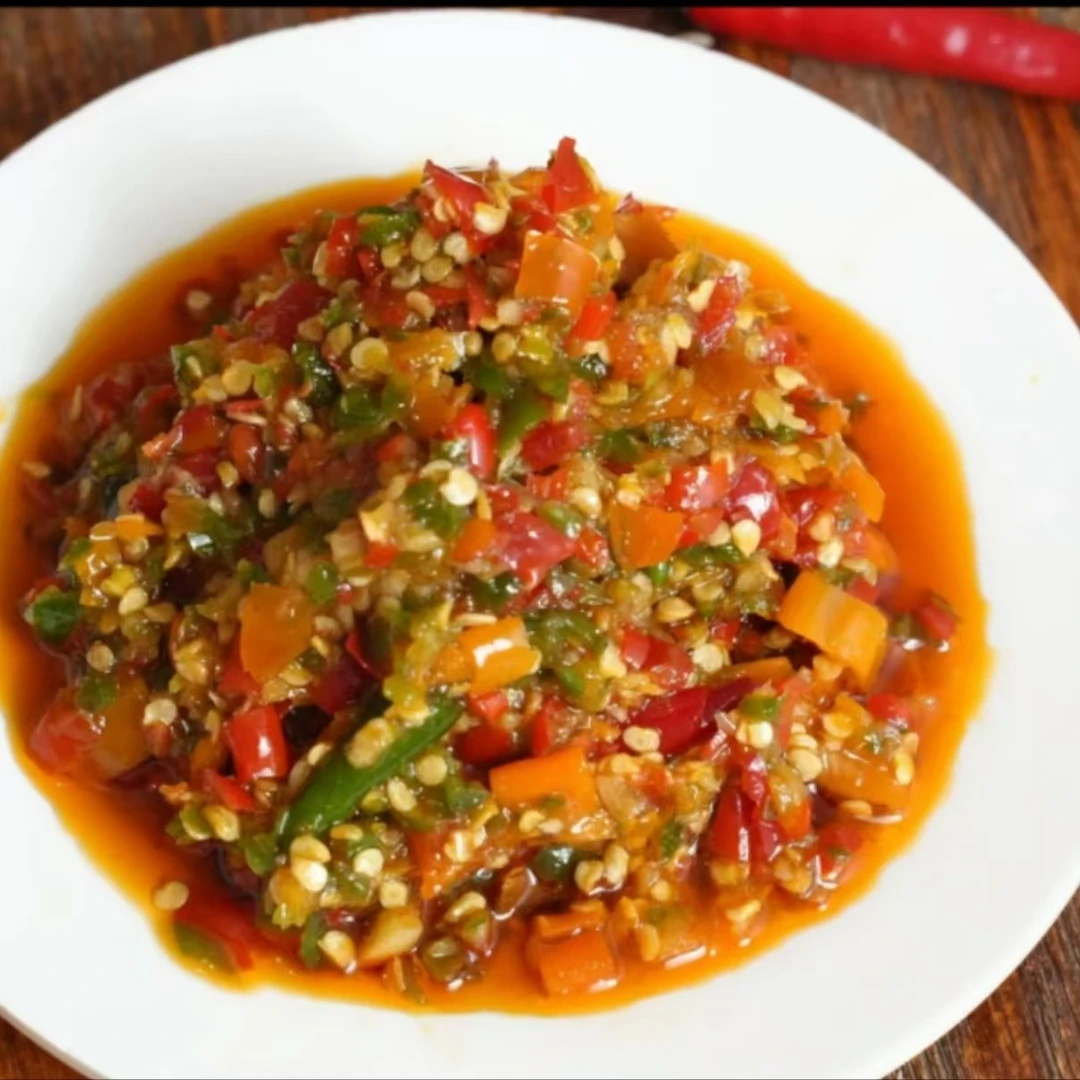 彩色剁辣椒 农家手工辣椒酱 300g/瓶