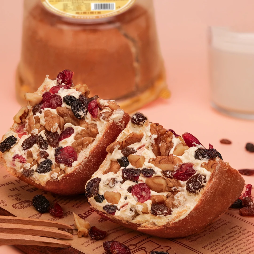 新疆奶酪包410g/盒  新疆直发松软面包奶味果