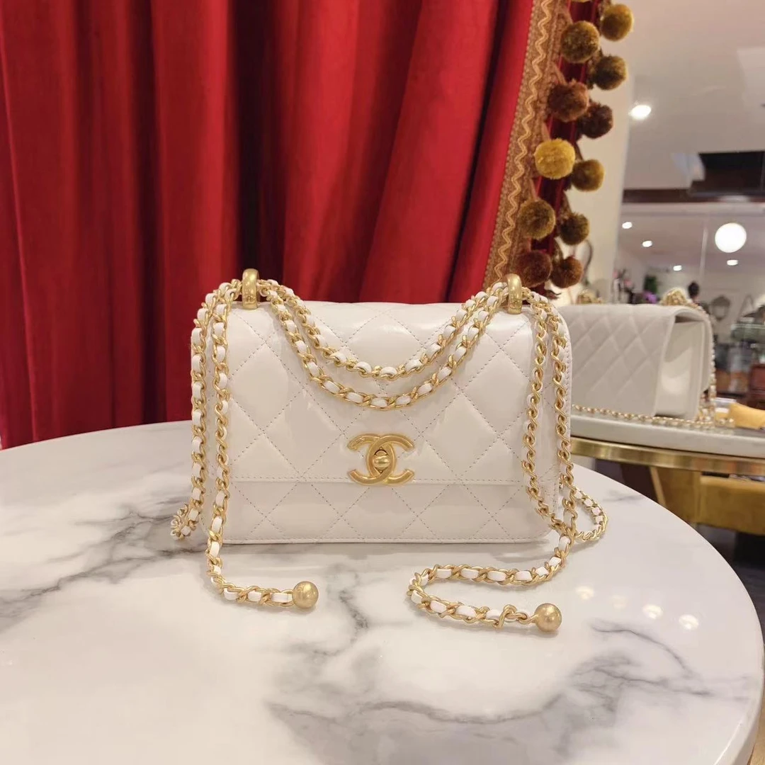 99新 Chanel/香奈儿 GGS丨24C双金珠19白金芯片 32120300