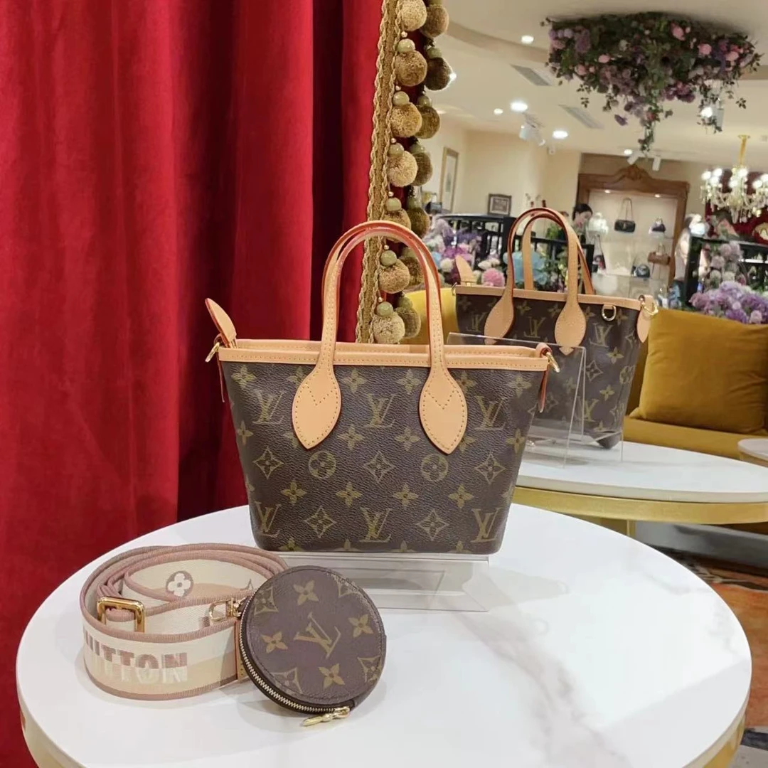 95新 LV GGS丨neverfull bb老花芯片款24年/20809956