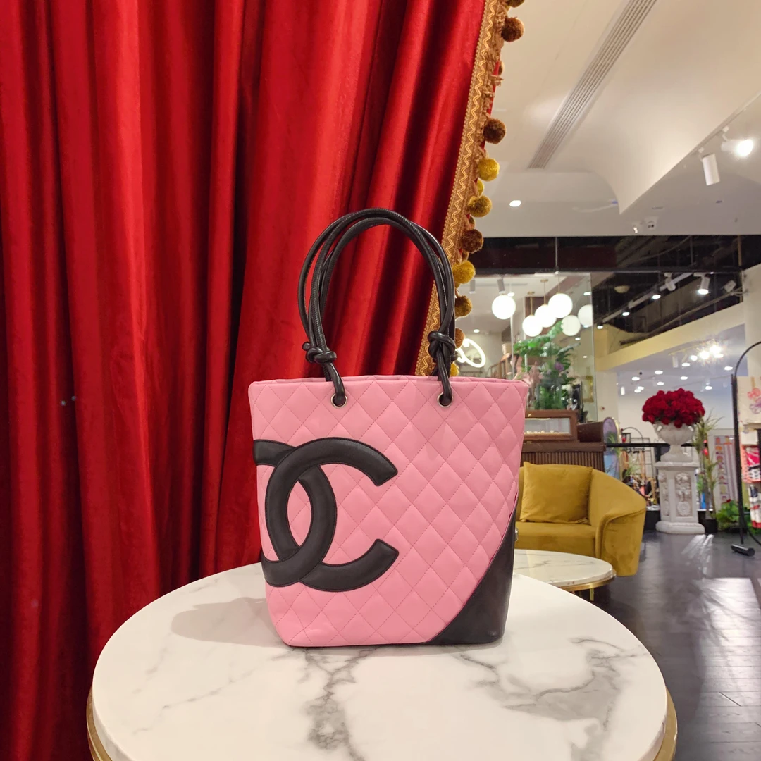 95新 Chanel/香奈儿 GGS丨康鹏小号粉色单肩包/89556574