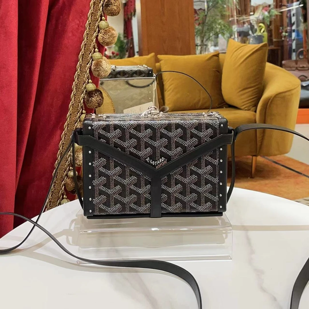 95新 Gaoy/戈雅 GGS丨trunk老花盒子包/94700869