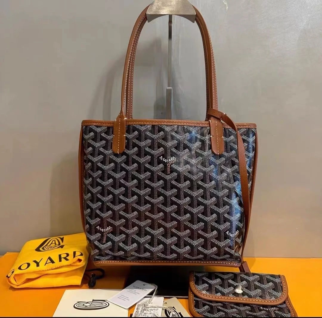 95新 Gaoy/戈雅 GGS丨mini老花银扣托特包 总价14800