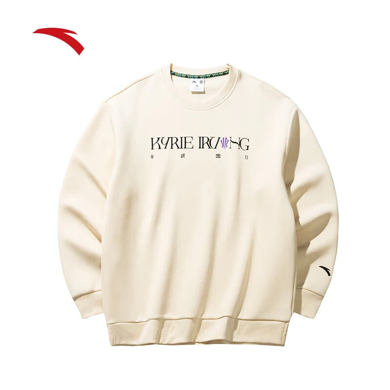 安踏凯里欧文系列丨官方正品卫衣百搭潮流款运动套头衫172441720S