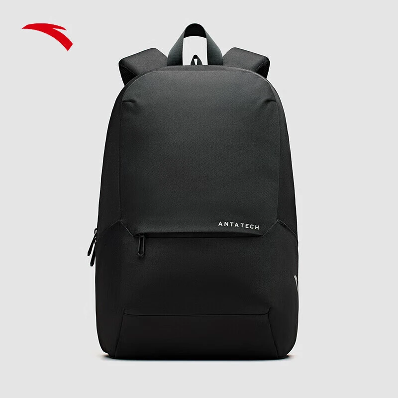 安踏简约双肩包新款男士大容量背包通勤休闲书包中学生192457151