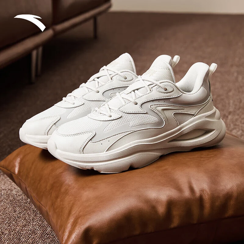 安踏潮拜5S休闲鞋新款休闲百搭时尚潮流舒适复古运动鞋112448841