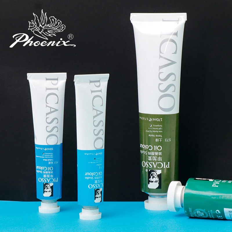 凤凰画材毕加索单支油画颜料50ML/170ML创作绘画美术用品油画布用