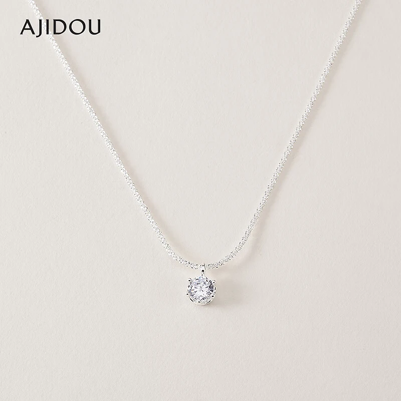 合金项链 AJIDOU阿吉豆饰品女款项链锁骨链小众叠戴配饰