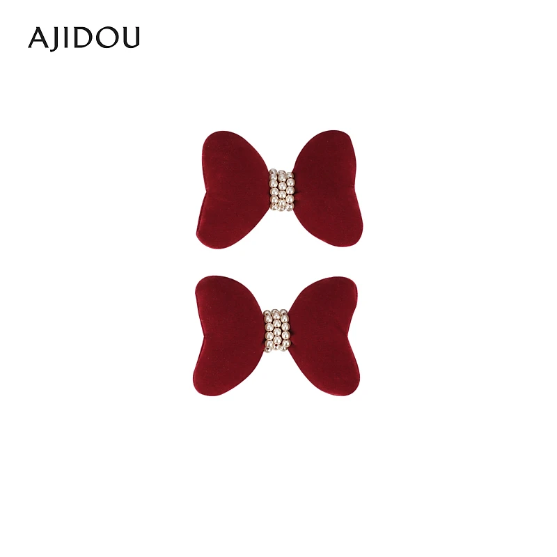 AJIDOU阿吉豆可爱俏皮时尚蝴蝶结鸭嘴夹
