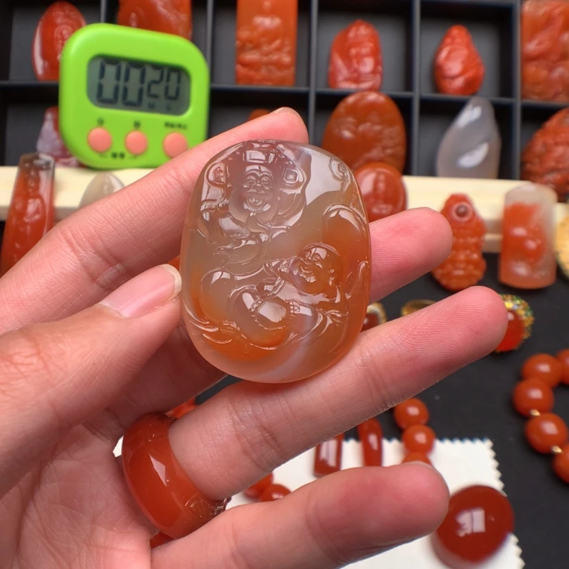 【闪购商品】南红玛瑙手链未镶嵌流****夏