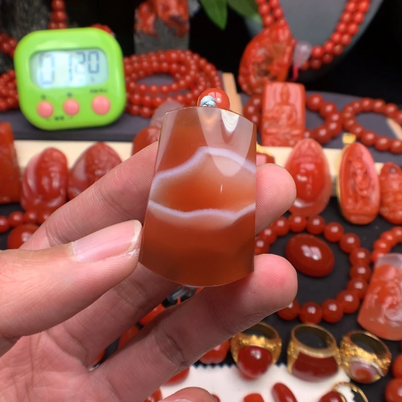 【闪购商品】南红玛瑙手链未镶嵌二****9
