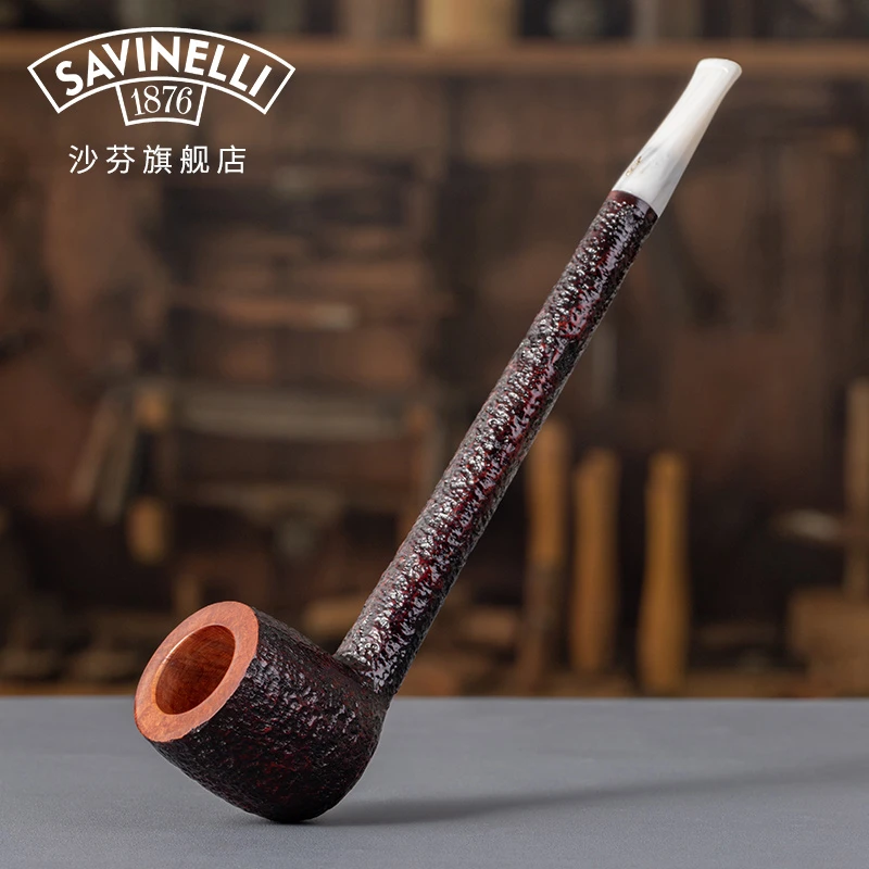 意大利沙芬全球限量签字系列A先生石楠木手工烟斗限量06号
