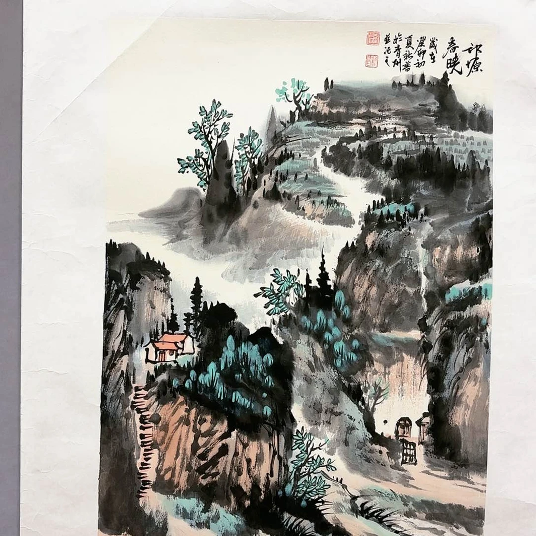 绘画国画纯手绘作品请放心去藏