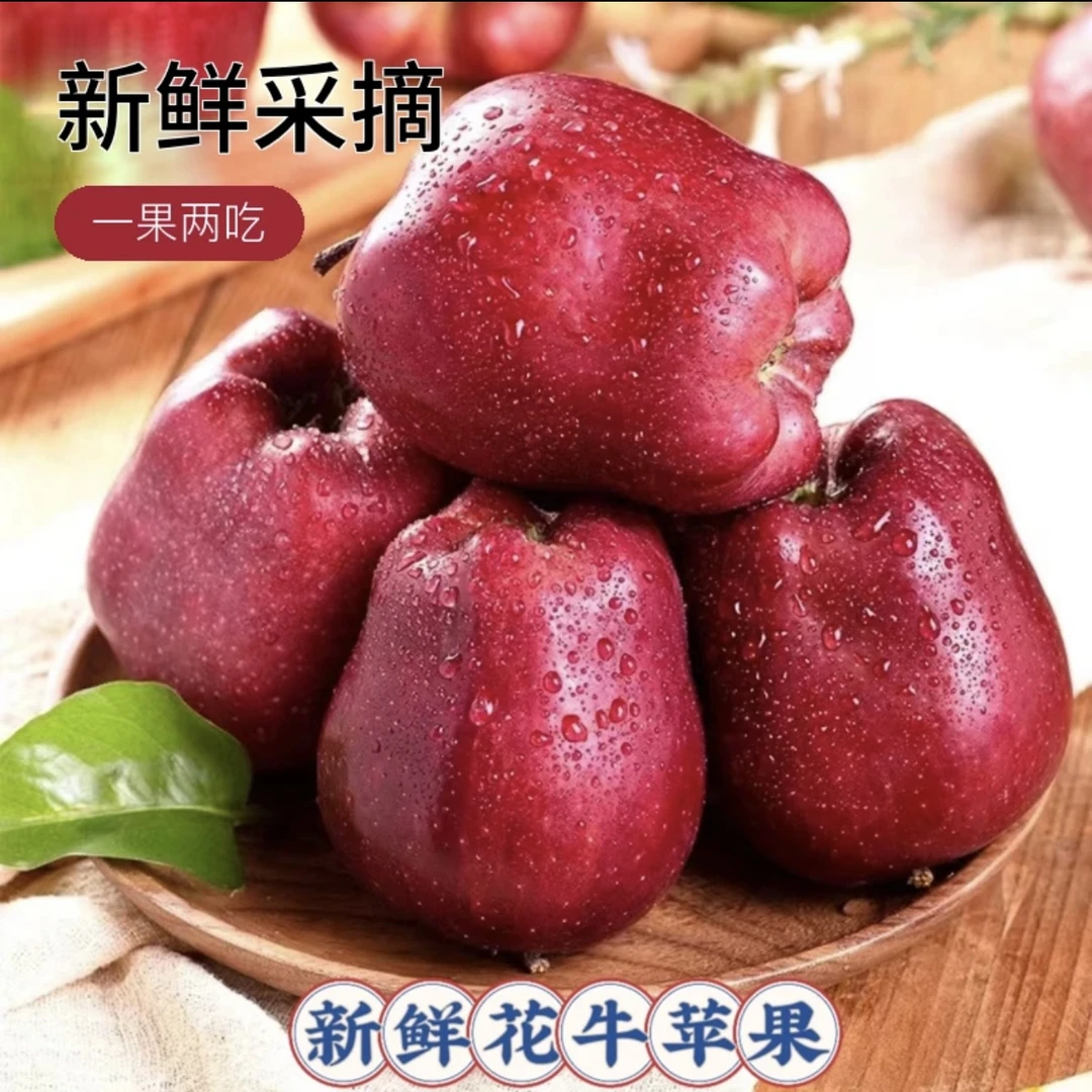 甘肃天水花牛自然苹果营养多汁新鲜现摘现发整箱包邮佳品农家