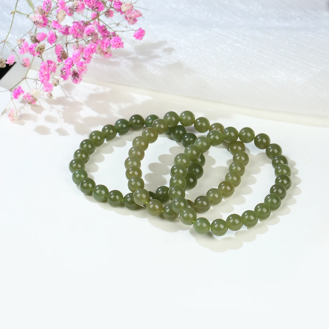 【麦子家族春季特惠】天然和田玉手串7-8圆女SC400-3