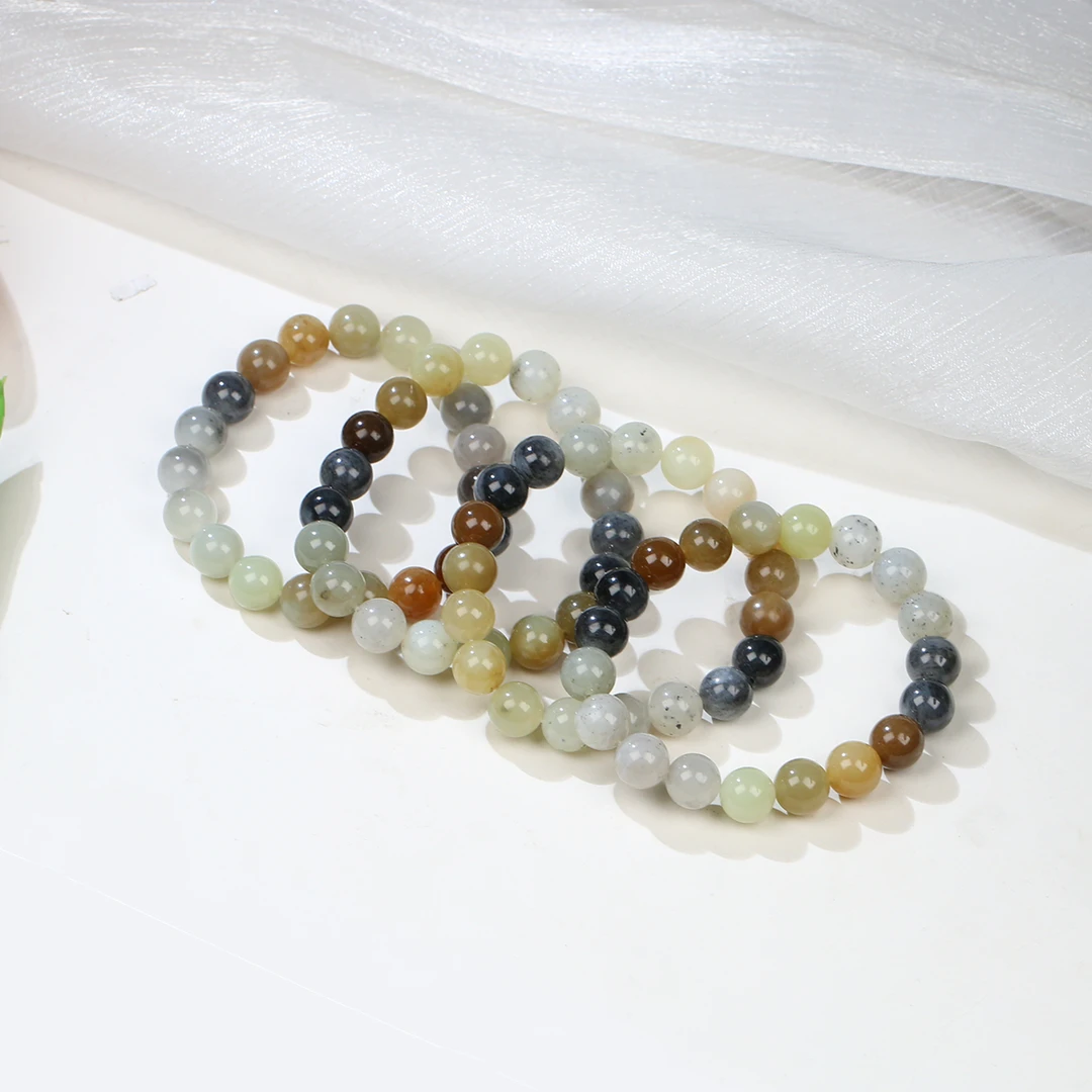 HW【麦子家族618大促】天然和田玉多宝手串9-10圆多样性发1SC561