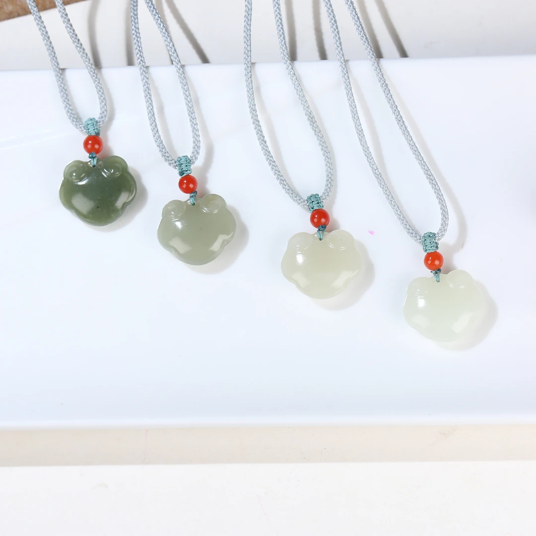 【麦子家族618大促】天然和田挂件如意锁吊坠多样性发1 BDZ229