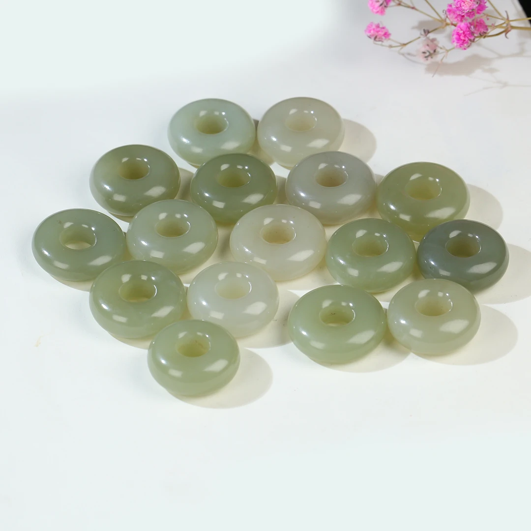 HW【麦子家族春季特惠】天然和田挂件平安扣多样性发1 BDZ351-1