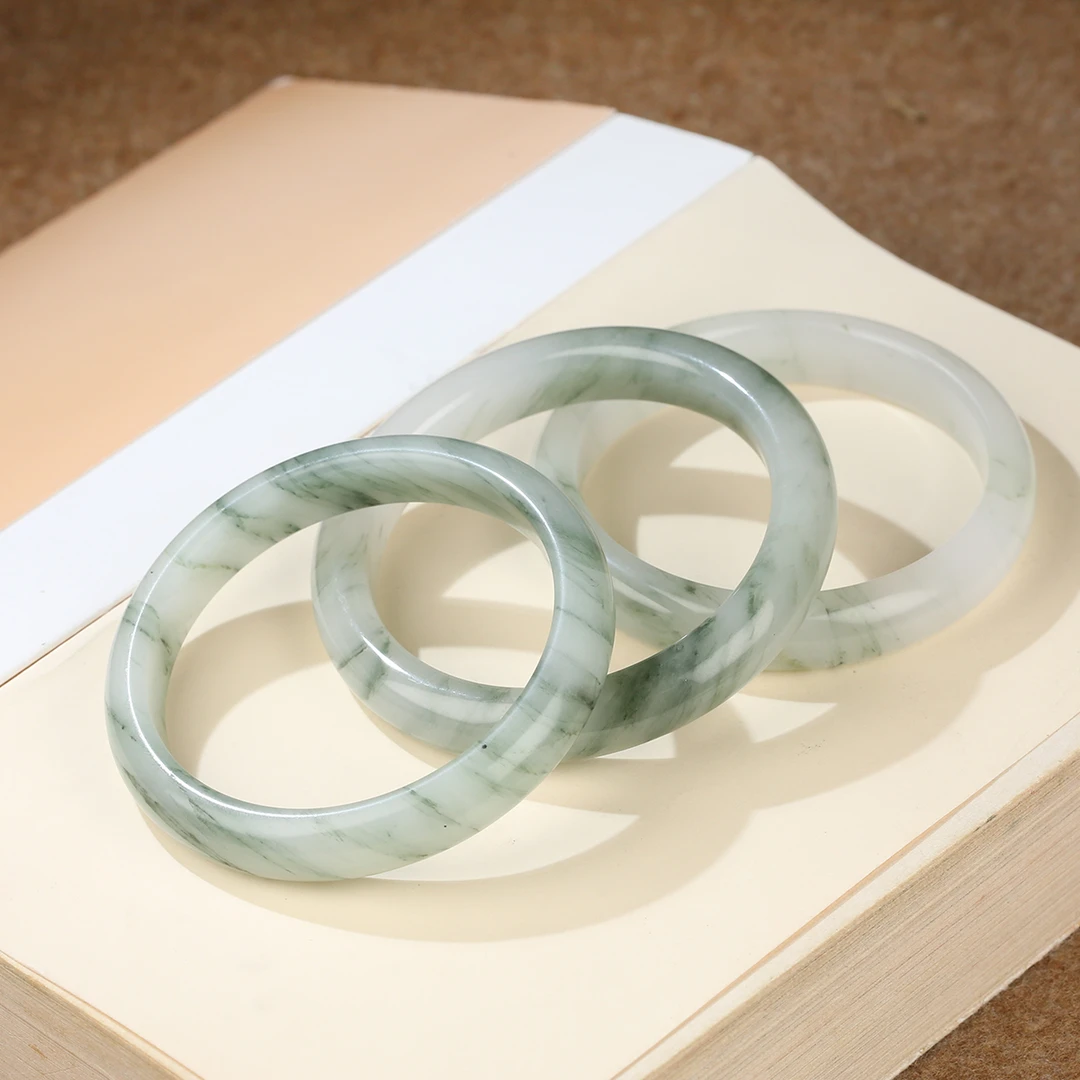 【麦子家族】天山翠手镯玉石珠宝女玉镯SZF1多样性发一-50-67