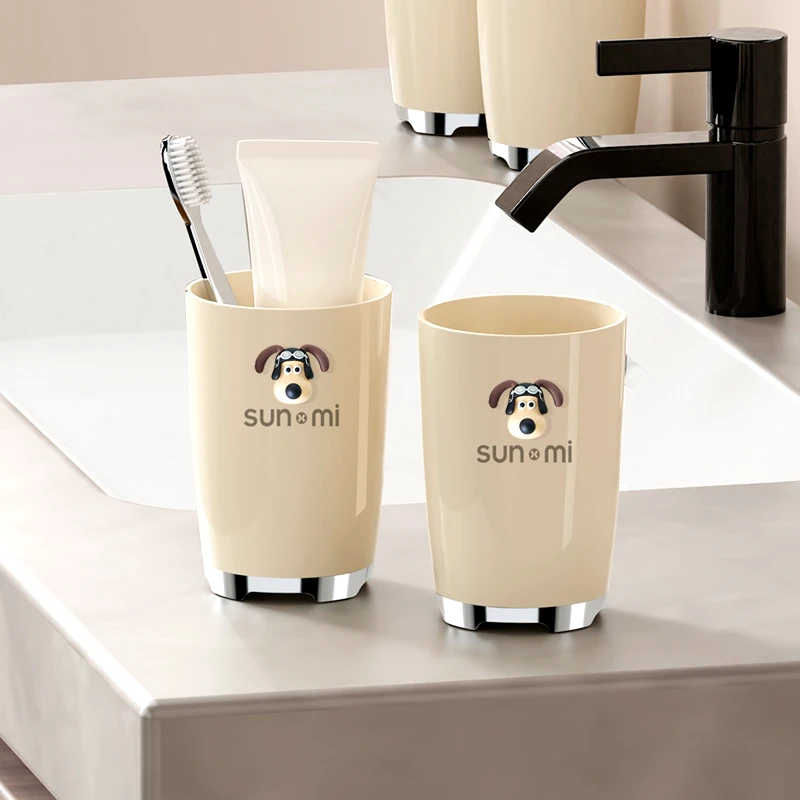 【孙小美】轻奢洗漱杯家用牙杯名媛一家五口情侣杯宿舍幼儿园盆子