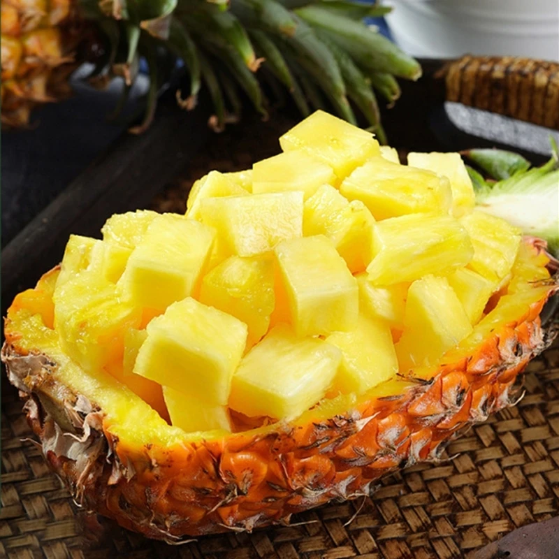 【坏果包赔】海南金钻树熟凤梨果园采摘5/8斤装新鲜热带水果【DB】