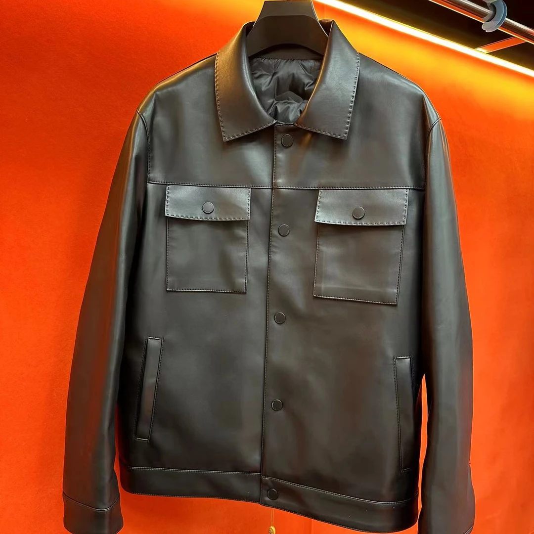 TOMY 2024新款时尚男士休闲冬季简约百搭高档外套