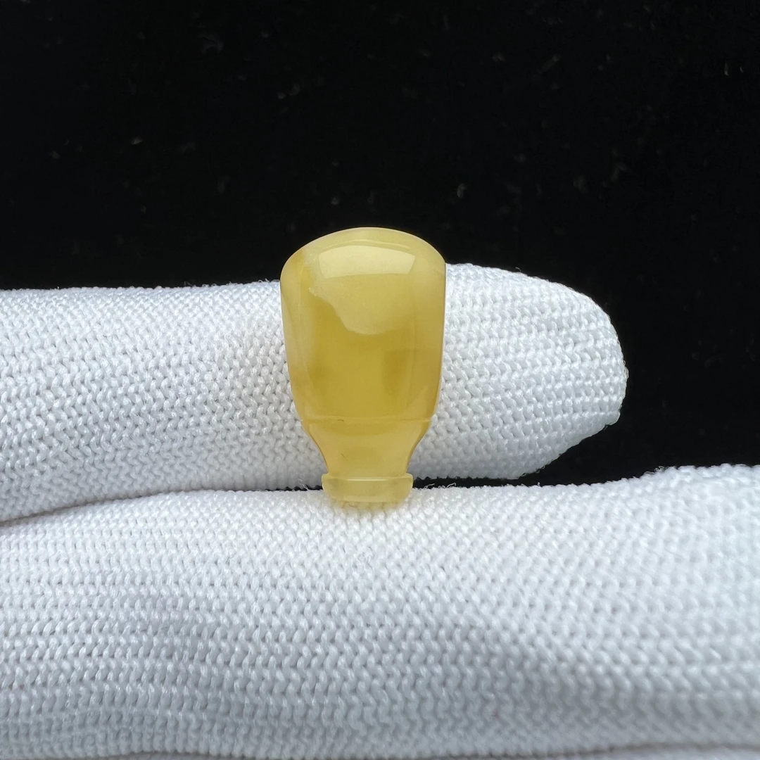 Y7869天然原矿蜜蜡 金绞蜜三通 11.3*18.5mm 1.34克  30克价